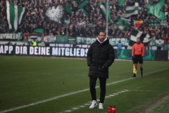 18. Spieltag: Preußen Münster - Fürth. Gästetrainer Jan Siewert.