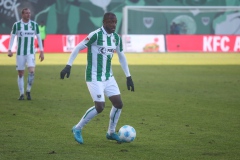 18. Spieltag: Preußen Münster - Fürth. Neuzugang David Kinsombi