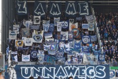 19. Spieltag 2025/2026. Preußen Münster - Karlsruher SC. Die Fans des KSC.