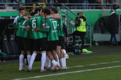 19. Spieltag 2025/2026. Preußen Münster - Karlsruher SC. Der VAR kassiert das 1:0 für den SCP wieder ein,