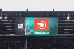 19. Spieltag 2025/2026. Preußen Münster - Karlsruher SC. Der VAR kassiert das 1:0 für den SCP wieder ein,