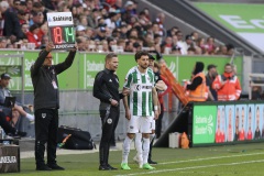 Fortuna Düsseldorf gegen Preußen Münster: Charalambos Makridis kommt ins Spiel.
05..04.2024
Foto: S. Sanders