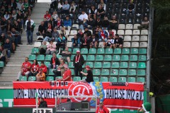 Preußen Münster - TSV Havelse 2:1. Ein Teil der mitgereisten Havelse-Fans.