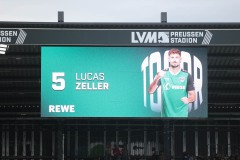 Preußen Münster - TSV Havelse 2:1. Siegtreffer zum 2:1 durch Lucas Zeller.