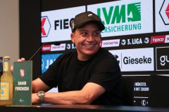 Preußen Münster - TSV Havelse 2:1. Trainer Samir Ferchichi