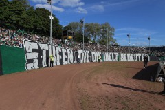 Choreo in der Ostkurve.