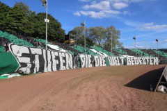 Choreo in der Ostkurve.