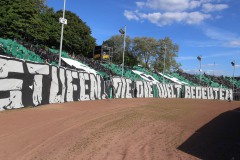 Choreo in der Ostkurve.