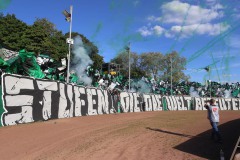 Choreo in der Ostkurve.