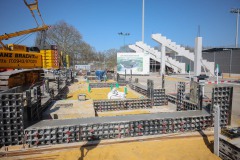 Offizieller Anpfiff zum Umbau des Preußenstadions am 28. März 2025. 