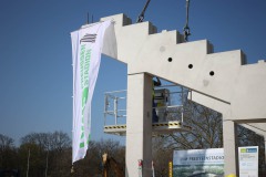 Offizieller Anpfiff zum Umbau des Preußenstadions am 28. März 2025. 