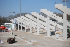 Offizieller Anpfiff zum Umbau des Preußenstadions am 28. März 2025. 