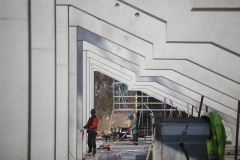 Offizieller Anpfiff zum Umbau des Preußenstadions am 28. März 2025. 