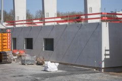 Westtribüne am 12. April 2025.