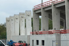 Bautagebuch Westtribüne: So sieht es am 25. April 2025 aus.
