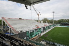 Bautagebuch Westtribüne: So sieht es am 25. April 2025 aus.
