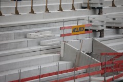 Bautagebuch Westtribüne: So sieht es am 25. April 2025 aus.