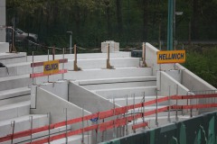 Bautagebuch Westtribüne: So sieht es am 25. April 2025 aus.