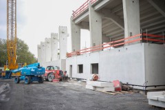 Bautagebuch Westtribüne: So sieht es am 25. April 2025 aus.