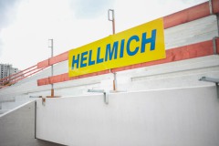 Bautagebuch Westtribüne: So sieht es am 25. April 2025 aus.
