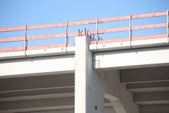 Bautagebuch Stadion: Die Westtribüne am 28. April 2025.