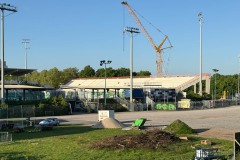 Die Westtribüne am 6. Mai 2025.