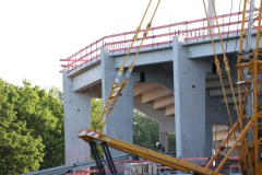 Die Westtribüne am 6. Mai 2025.