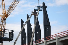 Die Westtribüne am 19. Mai 2025.