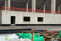 Die Westtribüne am 25. Mai 2025.