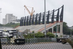 Die Westtribüne am 25. Mai 2025.