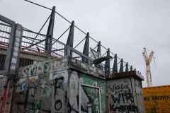 Die Westtribüne am 25. Mai 2025.