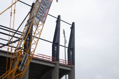 Die Westtribüne am 25. Mai 2025.