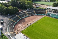 Die Ostkurve am 1. Juni 2025