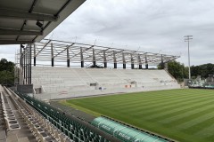 Die neue Westtribüne.