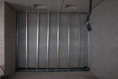 Der Innenausbau der Kioske geht voran.