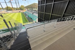 Die West am Tag vor dem ersten Einsatz im Spiel  gegen Paderborn. 