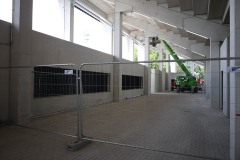 Die West am Tag vor dem ersten Einsatz im Spiel  gegen Paderborn. Die Promenade.