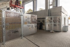 Blick Richtung Gästeblock. Blick Richtung Gästeblock.