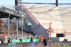 Das LVM-Preußenstadion Mitte Januar 2026. Im direkten Vergleich mit der Gegengerade werden auch hier die Dimensionen deutlich.