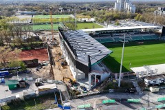 Blick auf das Stadion Anfang April 2026.