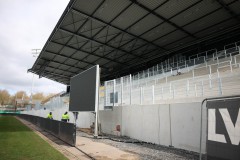 Die Ostkurve am 10. April. 