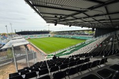 Blick ins Stadion Mitte April 2026.