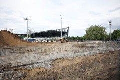 Das Preußenstadion Mitte Mai 2026.