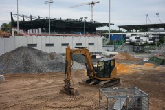 Das Preußenstadion Mitte Mai 2026.