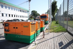 Das LVM-Preußenstadion Ende Juni 2026. Hybridrasen für den Trainingsplatz - ab Herbst dann auch auf dem Hauptplatz im Stadion.