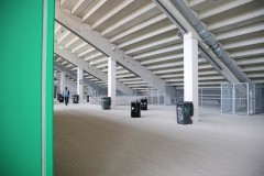 Stadionumbau Anfang August 2026. So sieht es unterhalb der Fiffi-Gerritzen-Kurve aus.