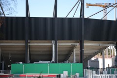 Das LVM-Preußenstadion Ende September 2026. Hier die Ostkurve.