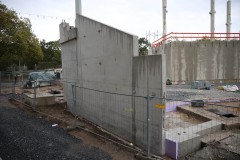 LVM-Preußenstadion am 23. Oktober 2026.  Das Tor zur nordwestlichen Seite.