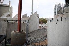 LVM-Preußenstadion am 23. Oktober 2026. Das Tor zur Nordost-Ecke.