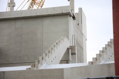 LVM-Preußenstadion am 23. Oktober 2026. Zahnbalken für die Sitzplätze.